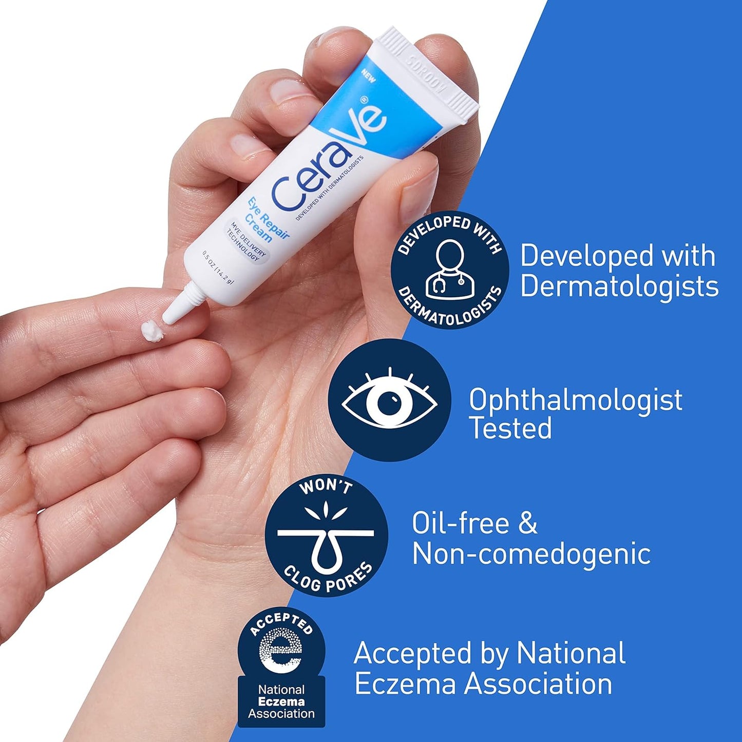 CeraVe Renewing System, Eye Repair, 0.5 Ounce