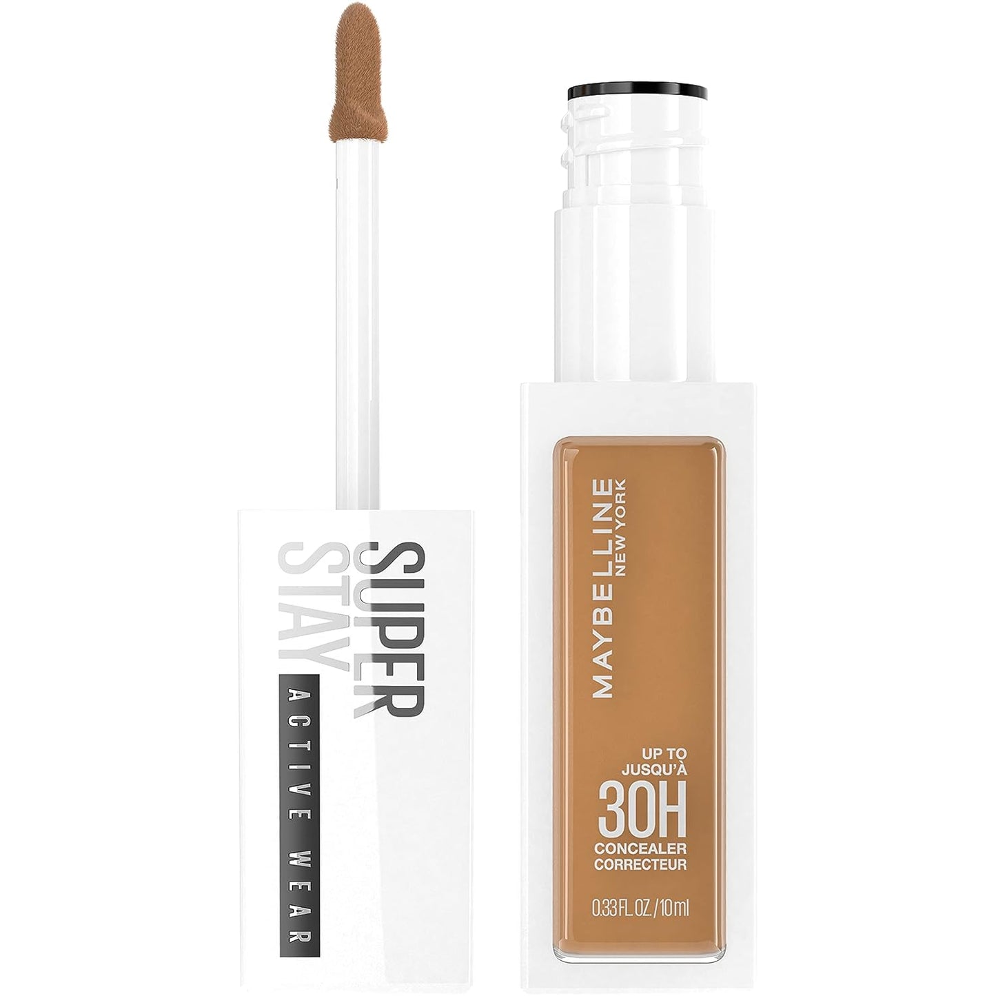 Maybelline New York Super Stay Liquid Concealer Makeup, Full Coverage Concealer, Up to 30 Hour Wear, Transfer Resistant, Natural Matte Finish, Oil-free