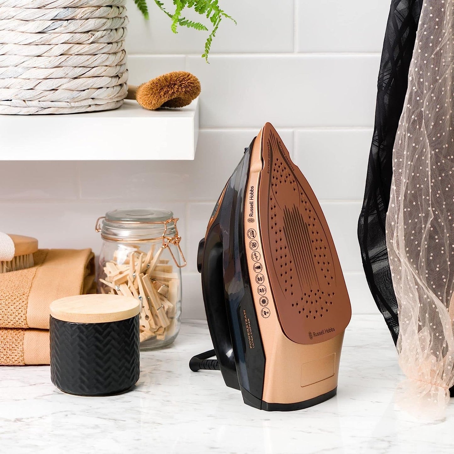 Russell Hobbs Powersteam Ultra Copper Iron, RHC560, 350ml Water Tank