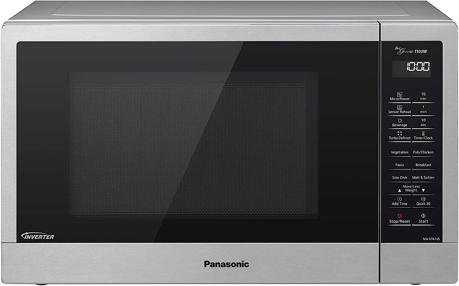 Panasonic 32l 1100w Inverter Sensor Microwave Oven Stainless Steel N Shopperss 5511