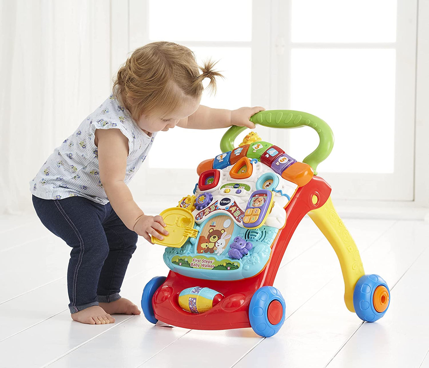 First Steps Baby Walker- Interactive Educational Walking Walker