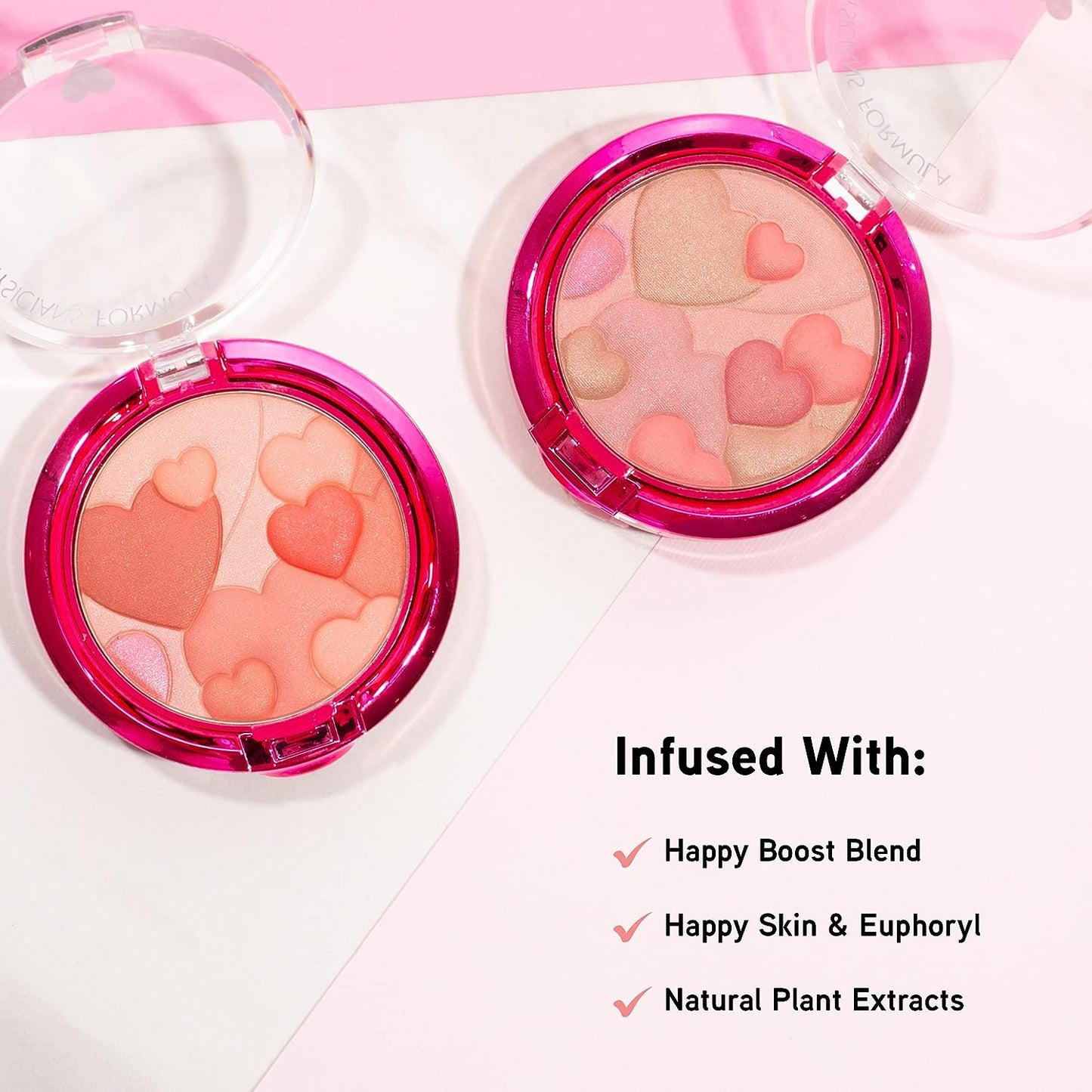 Happy Booster Glow and Mood Boosting Blush, Natural, 0.24 oz.