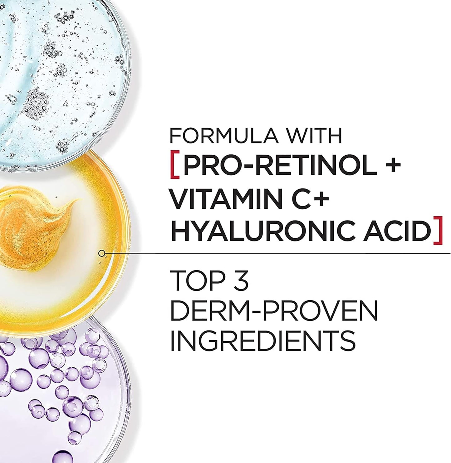 L'Oreal Paris Revitalift Triple Power Anti-Aging Face Moisturizer, Pro Retinol, Hyaluronic Acid & Vitamin C, Reduce Wrinkles 2.55 Oz