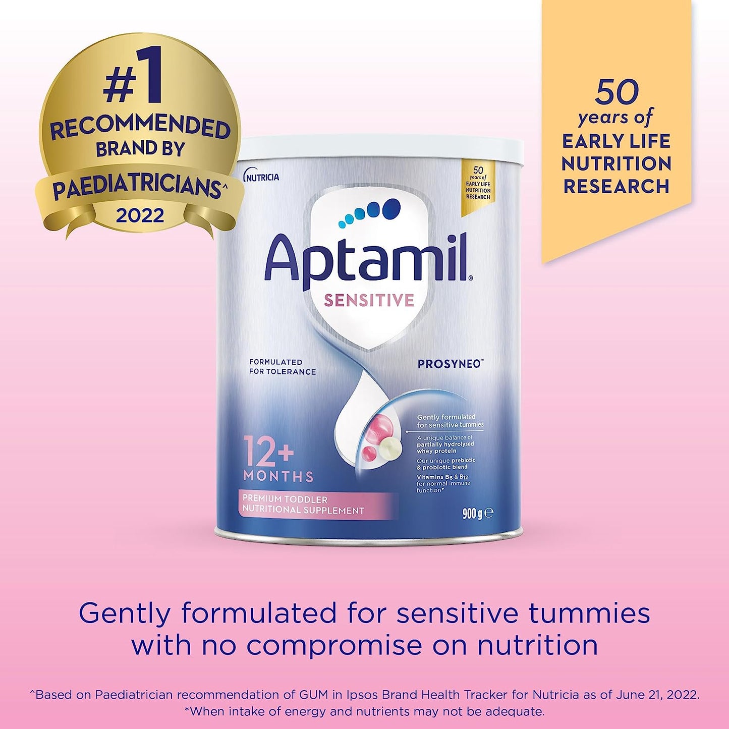 Aptamil Sensitive Toddler Nutritional Supplement From 12+ Months 900g
