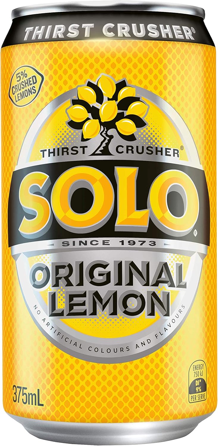 Solo Lemon Soft Drink, 30 x 375ml