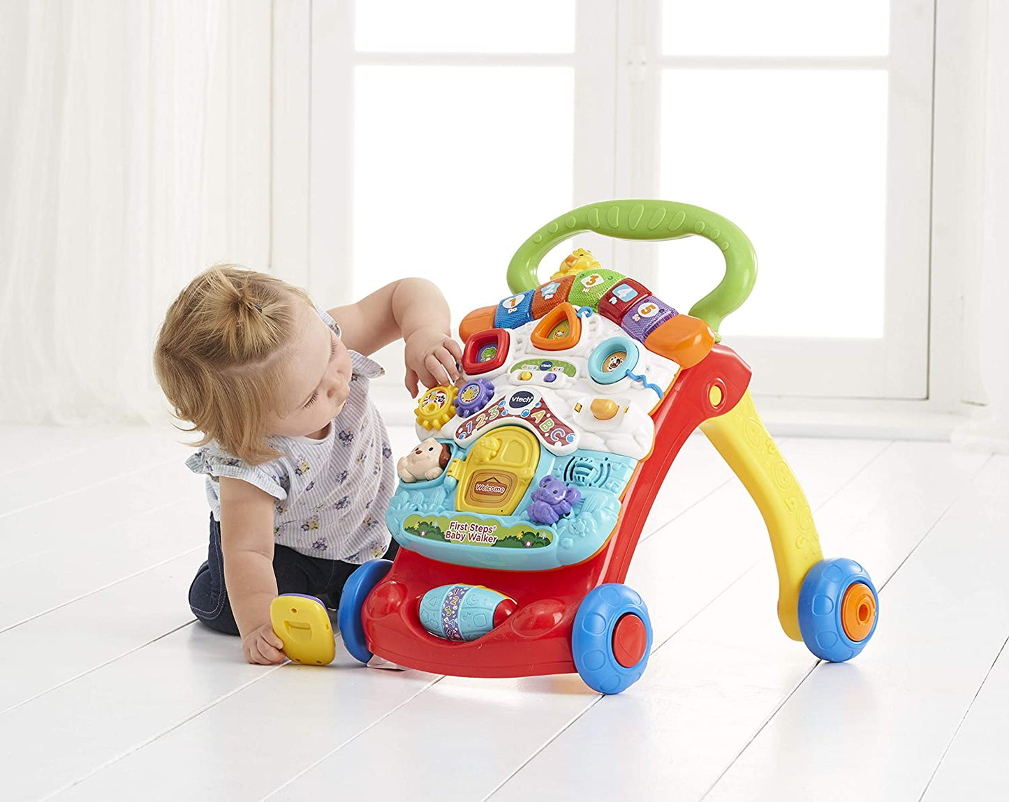 First Steps Baby Walker- Interactive Educational Walking Walker