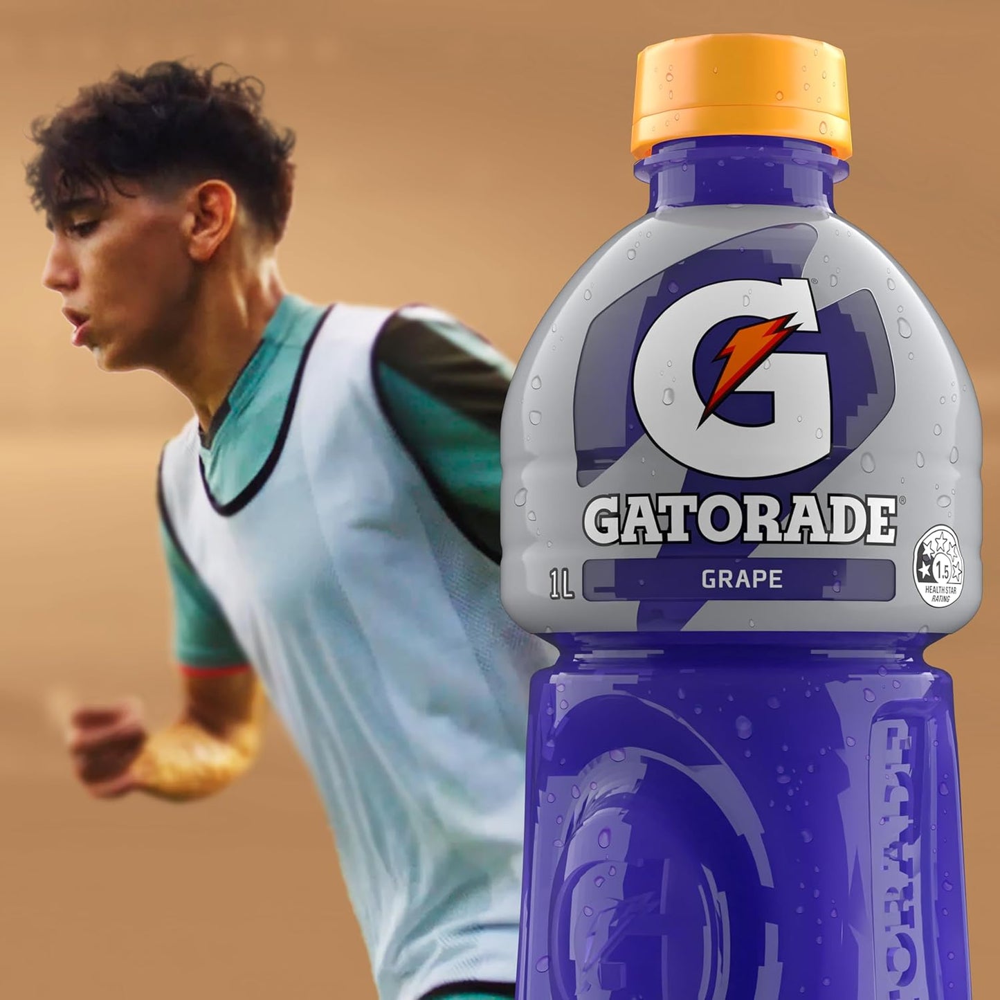 Gatorade Grape Flavoured Pet Electrolyte Sports Drink 1 Litre (Pack of 6)