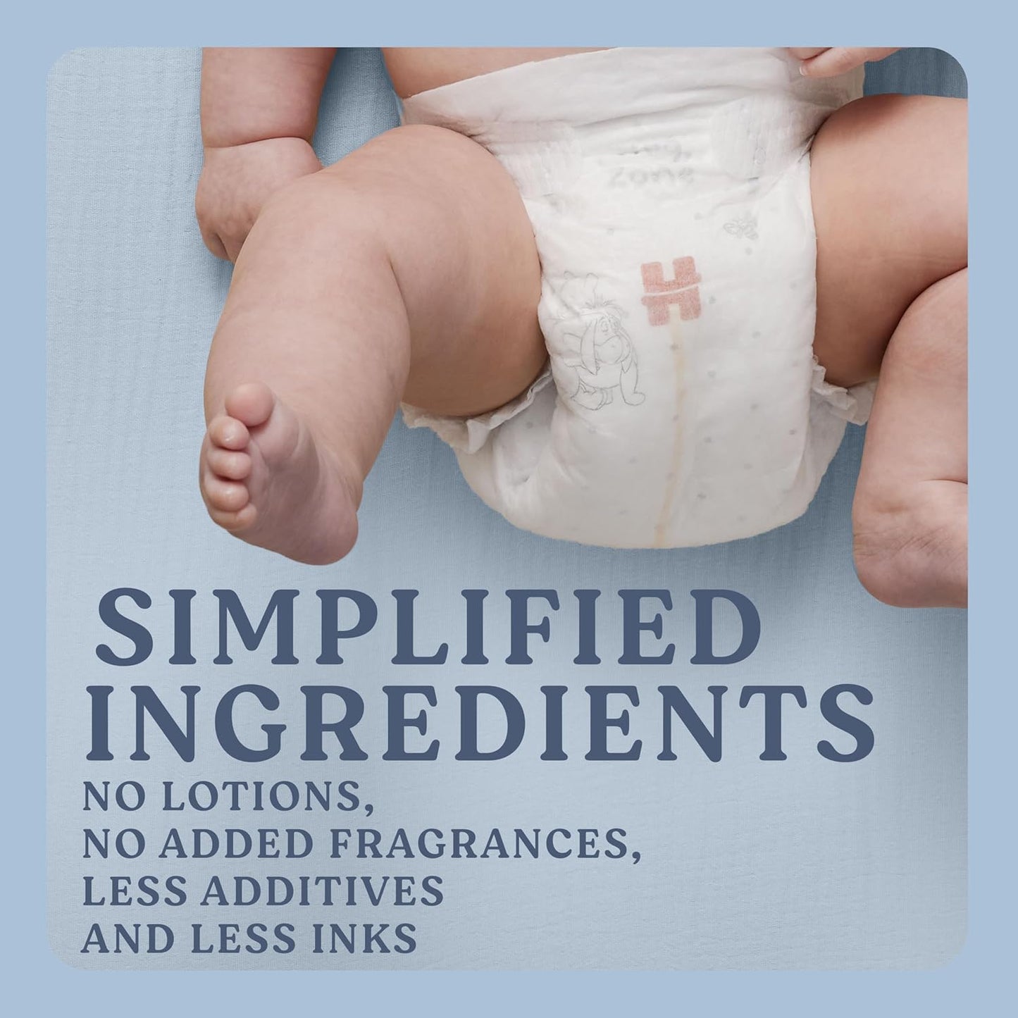 Huggies Pure & Sensitive Nappies Size 3 (6-11 kg) 136 Count