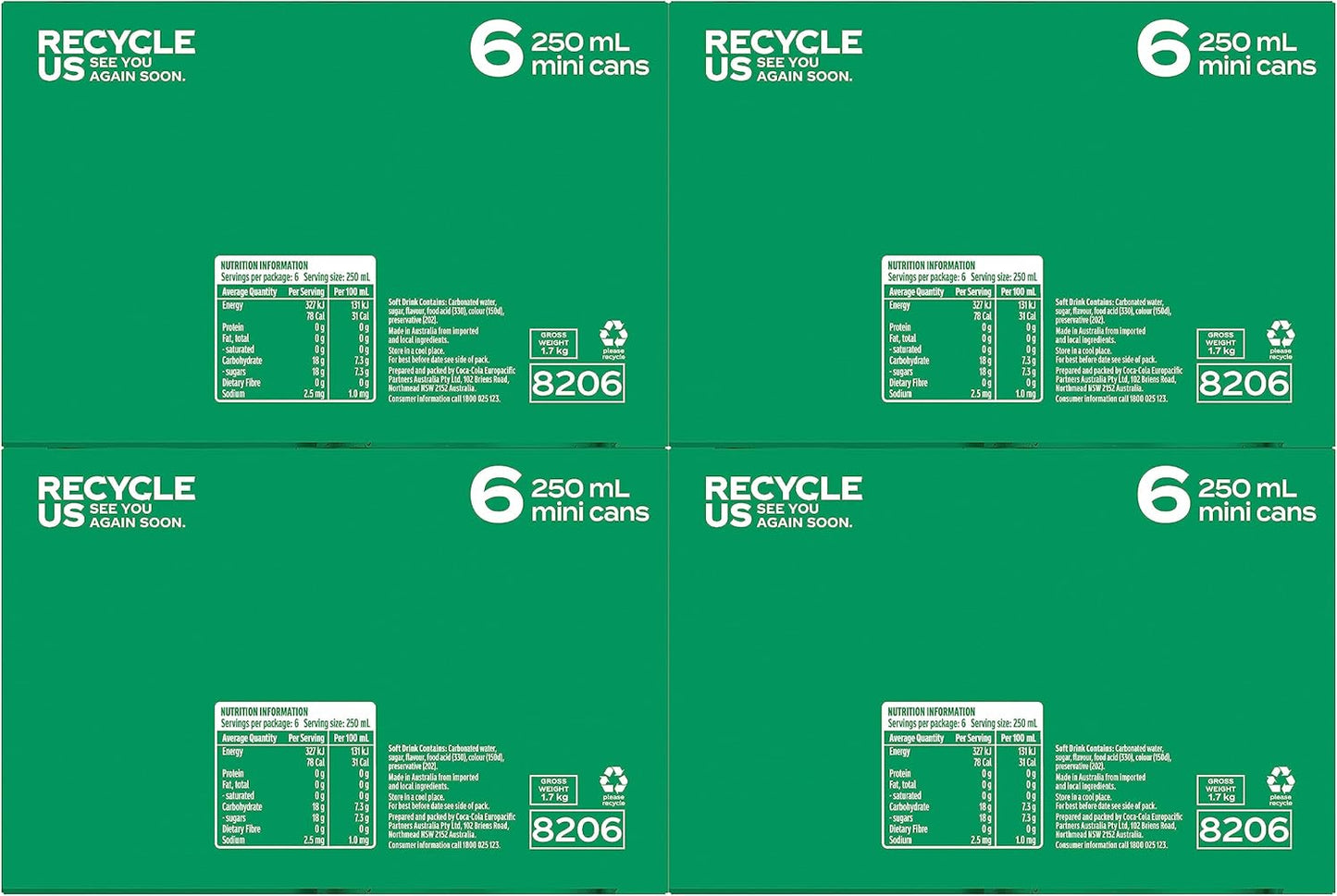 Kirks Mixers Dry Drinking Ginger Ale Soft Drink Mini Cans Multipack 24 x 250 mL