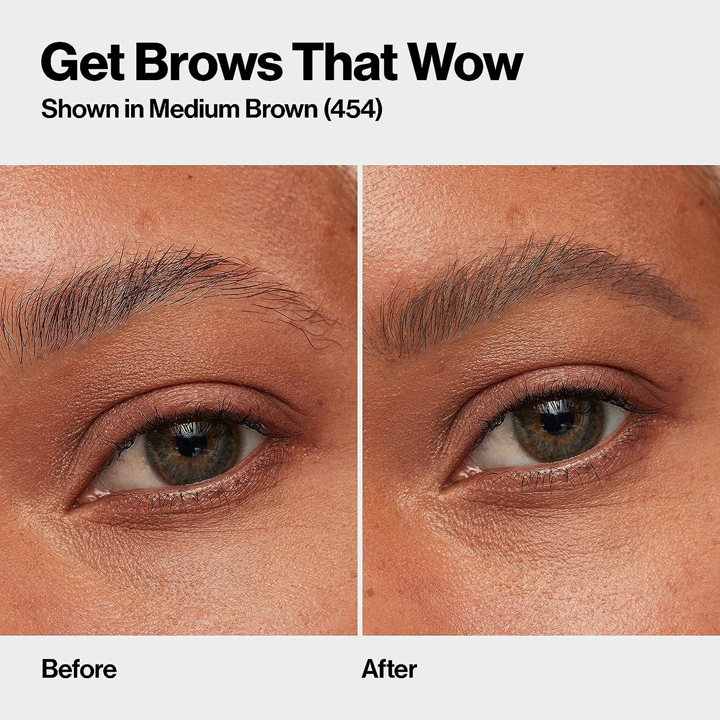 ColorStay Micro Eyebrow Pencil with Built In Spoolie Brush, Infused with Argan and Marula Oil, Waterproof, Smudgeproof, 454 Medium Brown