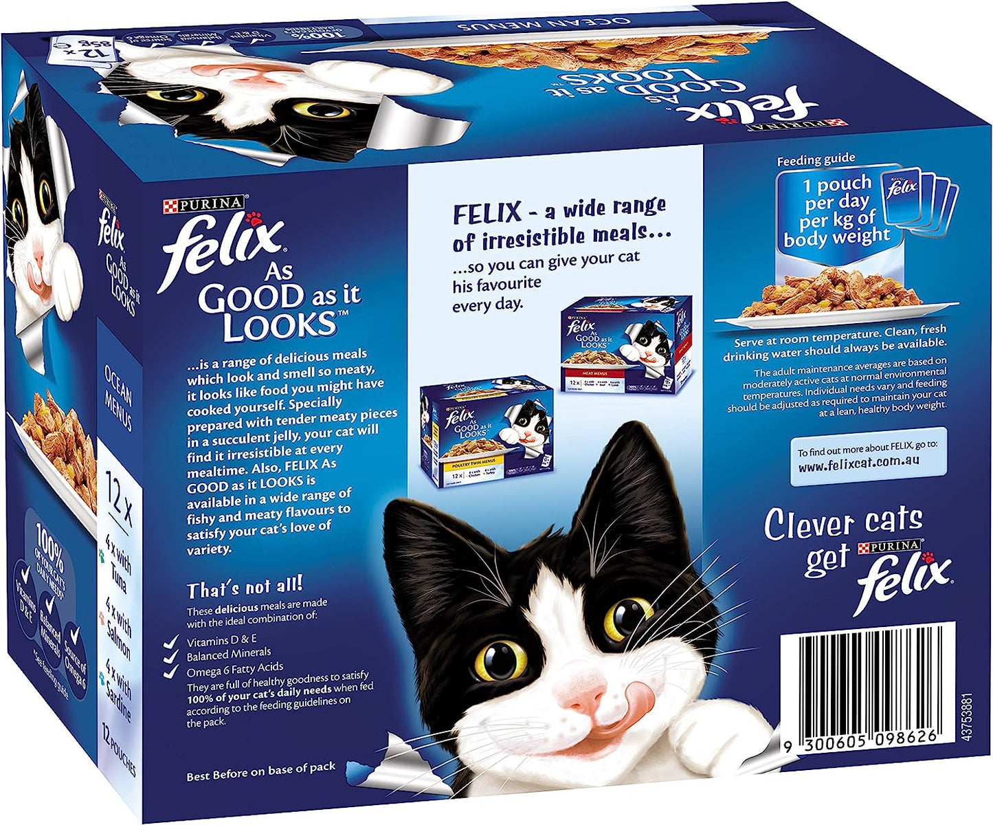 Felix As Good As It Looks - Ocean Menus, Adult And Senior, 60X85G