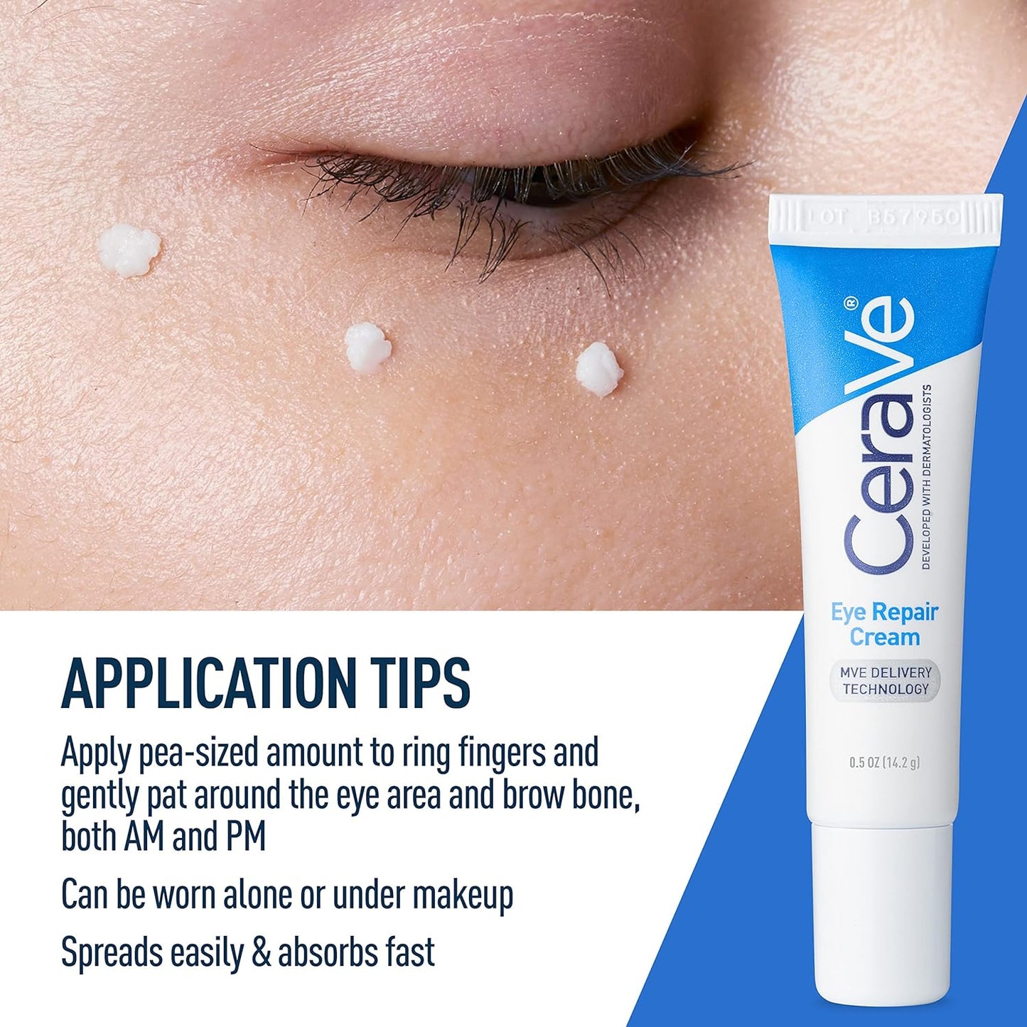 CeraVe Renewing System, Eye Repair, 0.5 Ounce