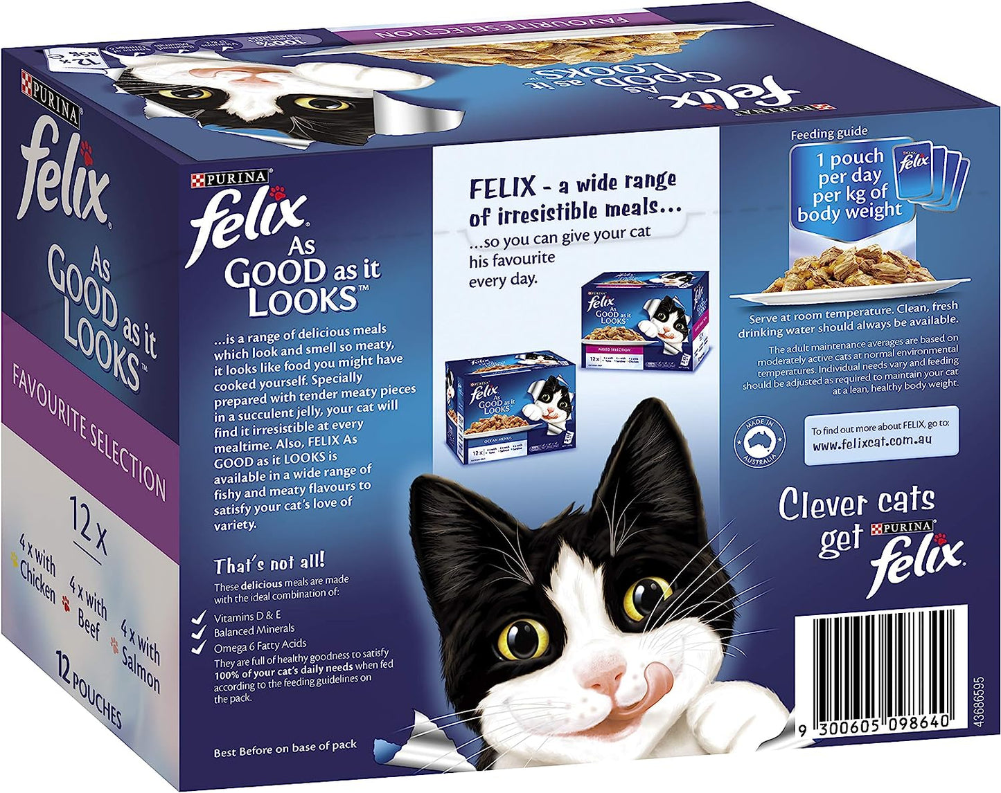 Felix As Good As It Looks - Favourite Selection, Adult And Senior, 60X85G