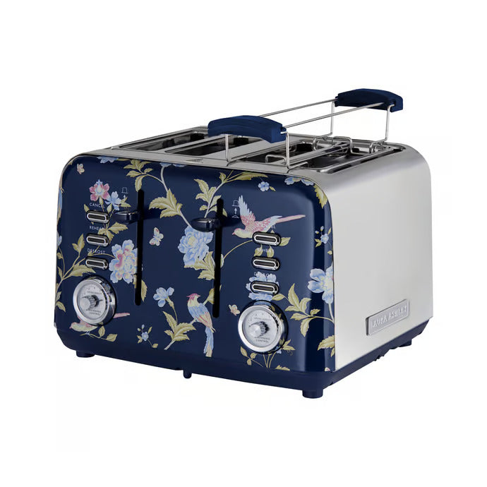 Laura Ashley Elveden 4 Slice Toaster - Navy SBT583BS