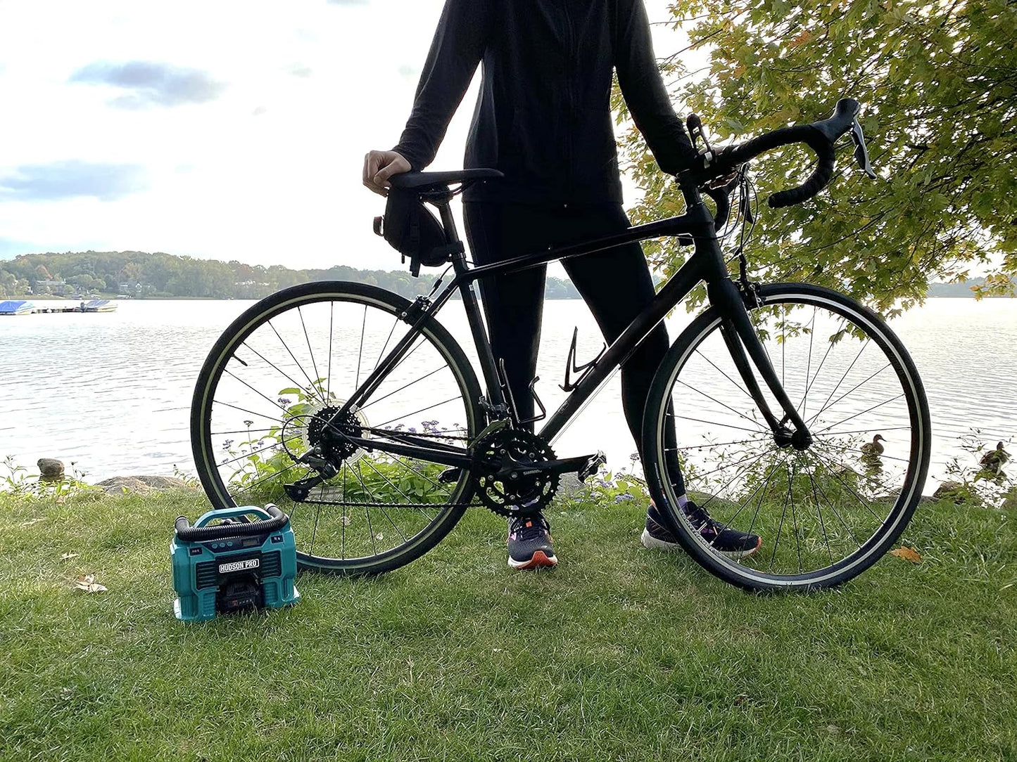 Hudson Pro 23003 18V Lithium Ion Deflator Inflator, Teal