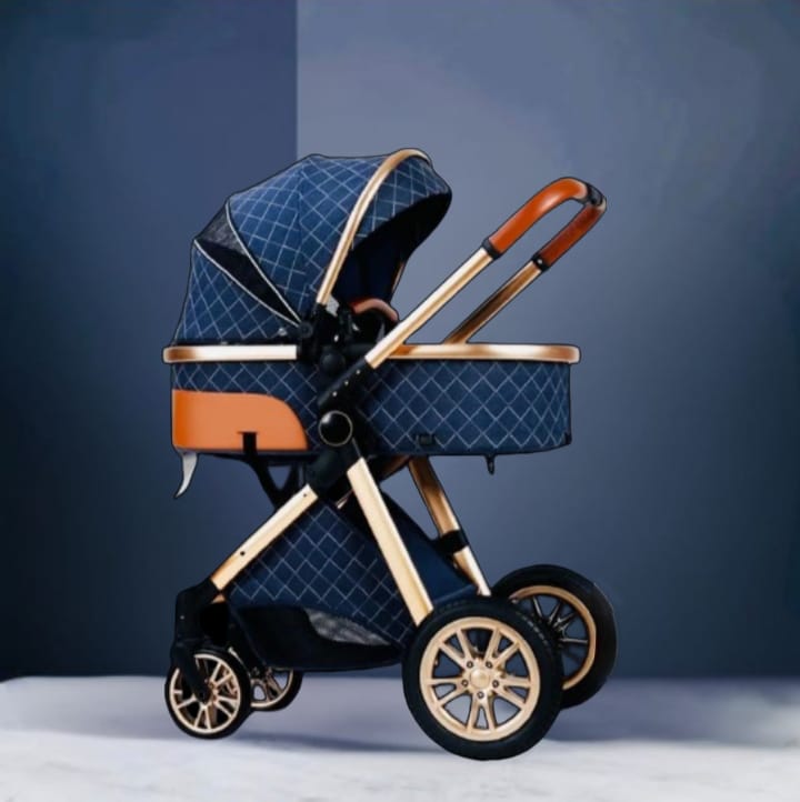 Luxury portable baby stroller high landscape and big space for a baby