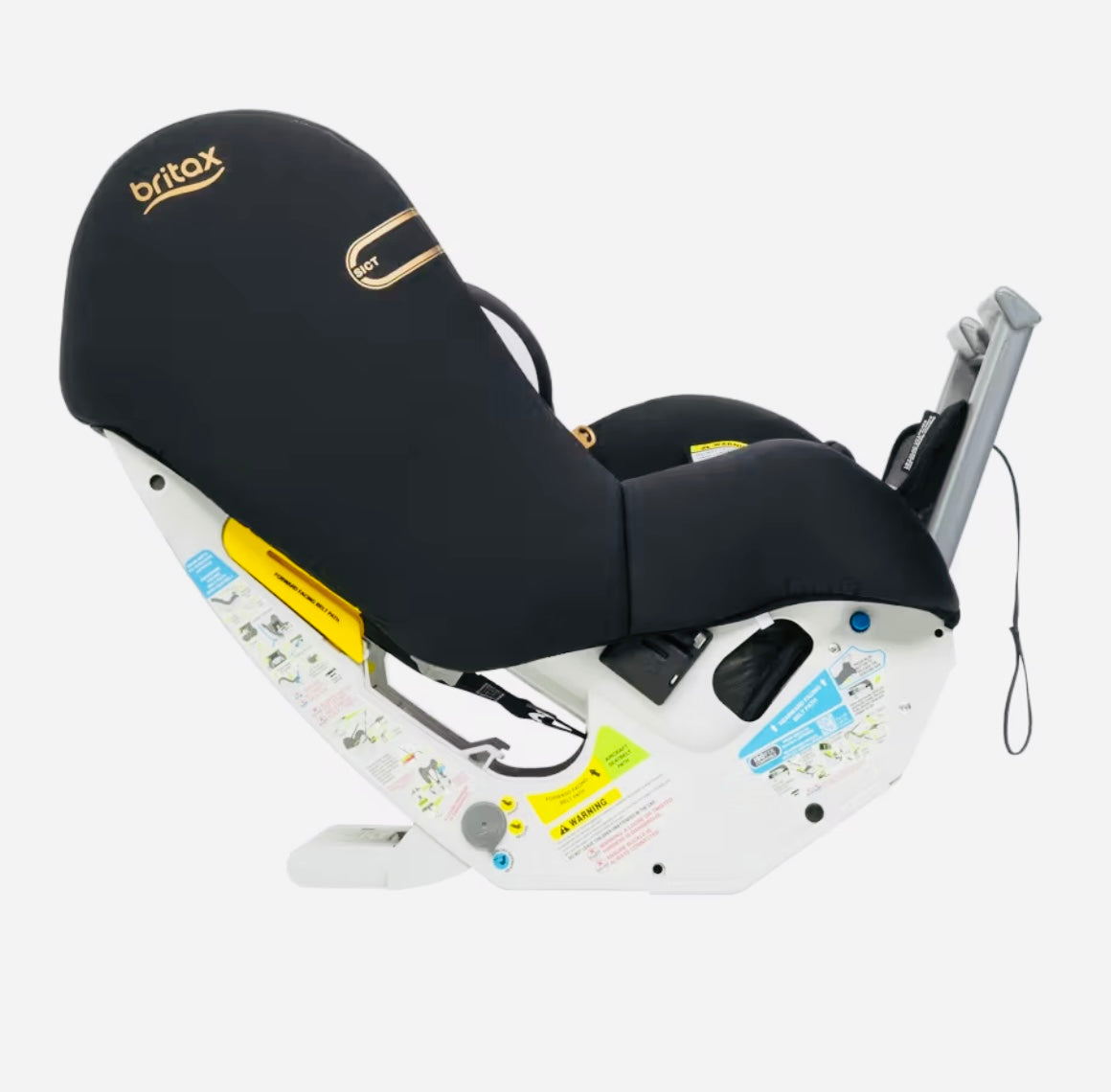 Britax Safe N Sound Graphene Easy Adjust Ifix+ Car Seat Black Opal