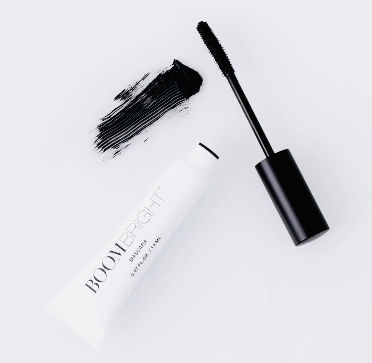 BOOM! Bold Mascara by Cindy Joseph - Waterproof Volumizing Mascara for Bold Lashes – Hypoallergenic Mascara for Sensitive Eyes (Jet-Black)