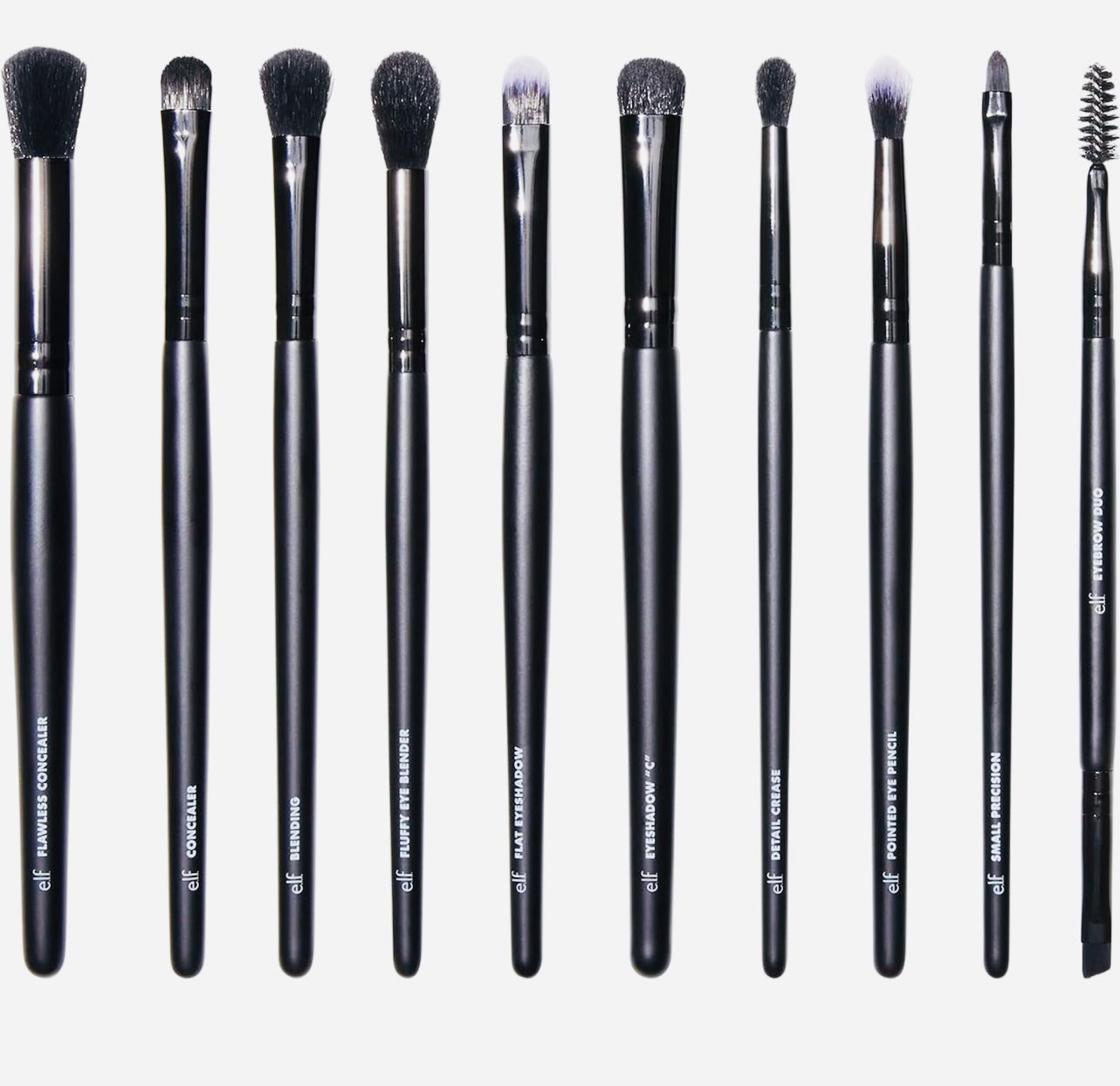 e.l.f. 19 Piece Brush Set for Precision Application, Synthetic