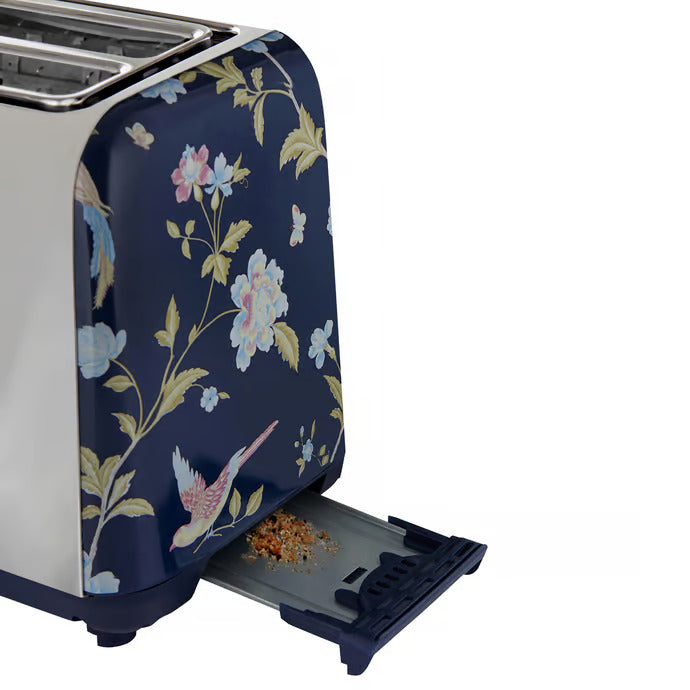 Laura Ashley Elveden 2 Slice Toaster - Navy SBT582BS