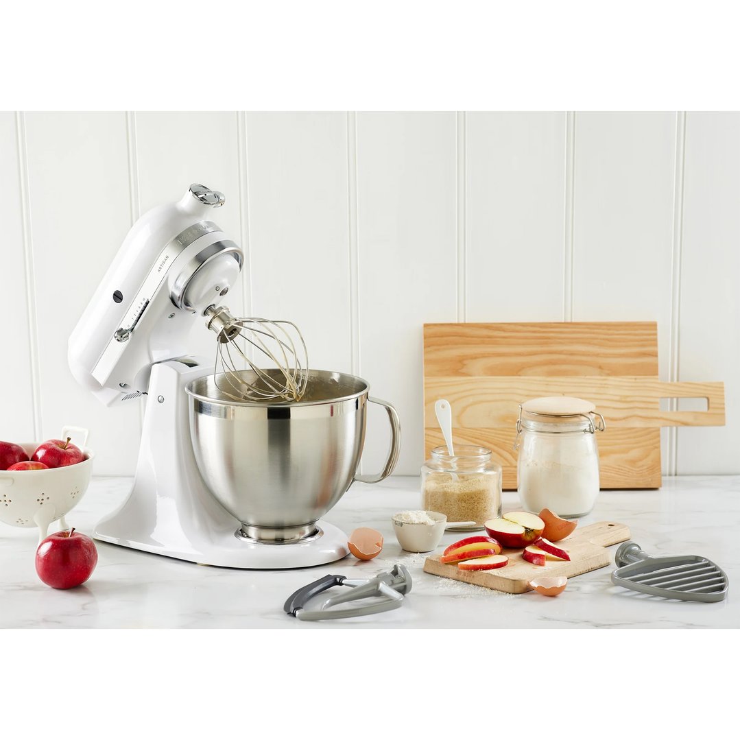 Kitchenaid KSM195 4.8L Artisan Stand Mixer White 5KSM195PSAWH