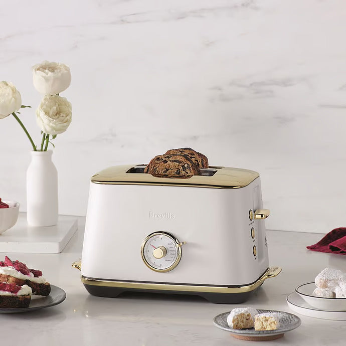 Breville the Toast Select™ Luxe 2 Slice Toaster - Sea Salt Brass BTA735SSB