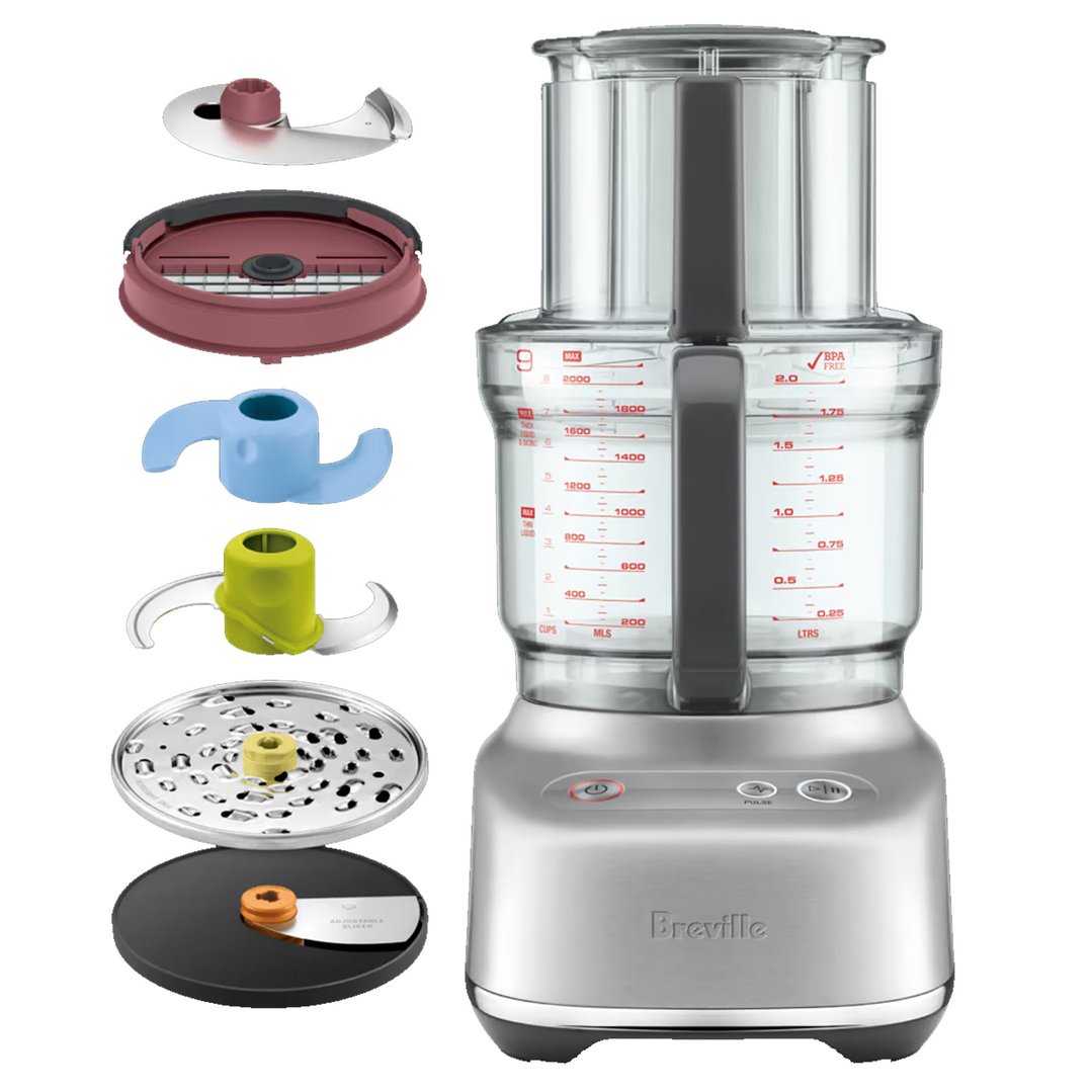 Breville The Paradice™ 9 Food Processor - Brushed Stainless BFP638BSS