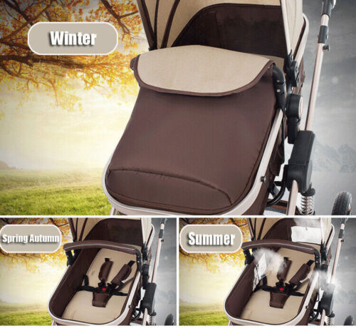 Reversible Baby Pram Stroller Bassinet Shock Absorbers Jogger Push Chair 9 in 1