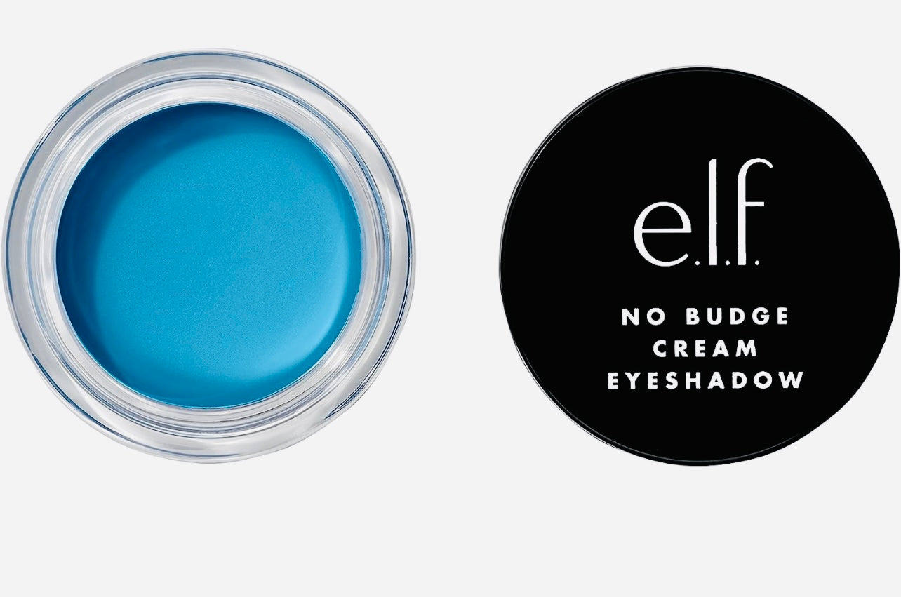 e.l.f. No Budge Cream Eyeshadow, 3-in-1 Eyeshadow, Primer & Liner With Crease-Resistant Color & Stay-Put Power, Vegan & Cruelty-Free, Sahara