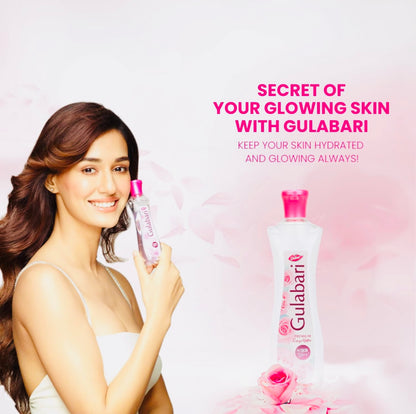 Dabur Gulabari Premium Rose Water - | With No Paraben | Cleanses, Hydrates & Moisturises Skin | Balances & Restores Skin's pH Levels | For All Skin Types
