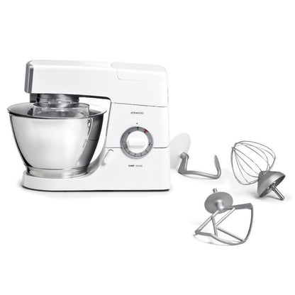 Kenwood Classic Chef in White with Silver Trim KM336