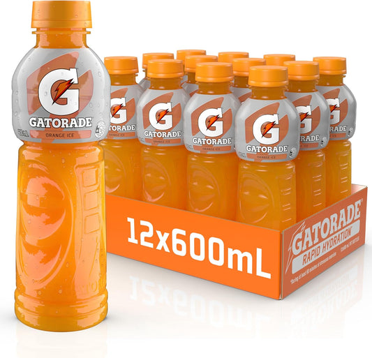 Gatorade Orange Ice Sports Drink, 12 x 600ml