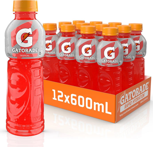 Gatorade Tropical Sports Drink, 12 x 600ml
