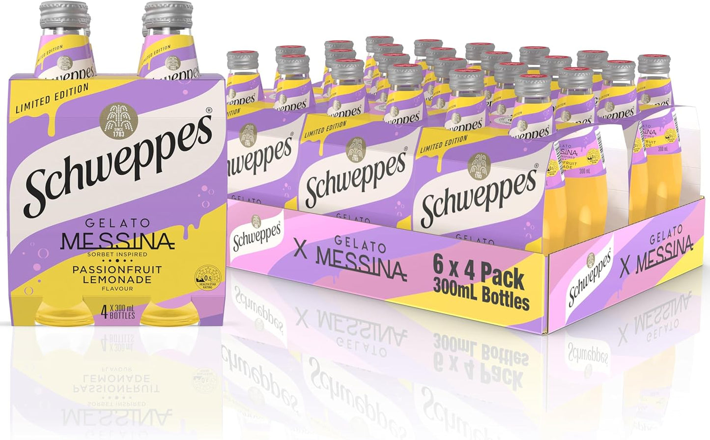 Schweppes Passionfruit Lemonade 300 ml (Pack of 24)