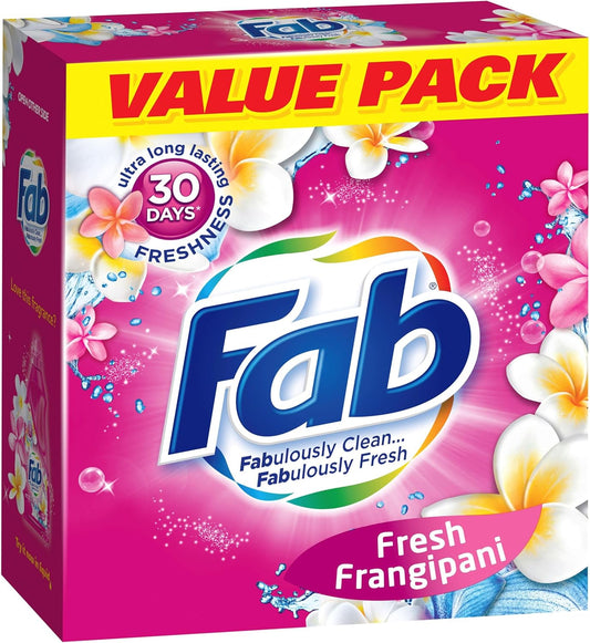 Fab Fresh Frangipani Laundry Powder Detergent 4Kg