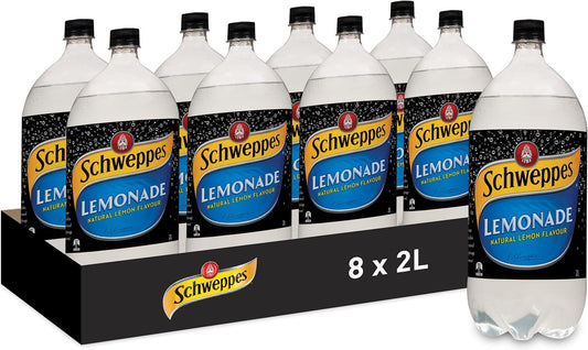 Schweppes Lemonade, 8 x 2L