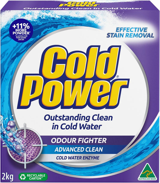 Cold Power Odour Fighter Powder Laundry Detergent 2Kg