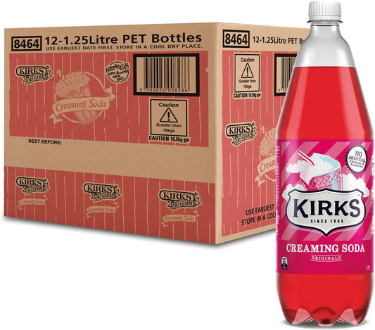 Kirks Creaming Soda 1.25L x 12