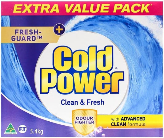 Cold Power Clean and Fresh Odour Fighter Laundry Powder 5.4 kg