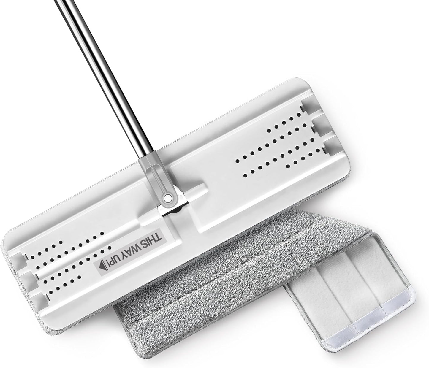 JOYMOOP Flat Mops, Microfiber Mop for Floor Cleaning and Wall Cleaner, 50"