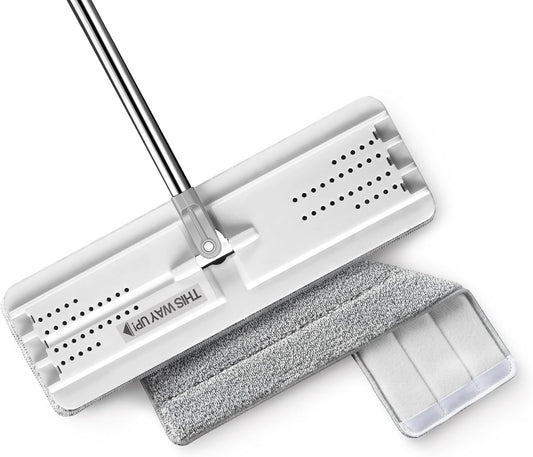 JOYMOOP Flat Mops, Microfiber Mop for Floor Cleaning and Wall Cleaner, 50"