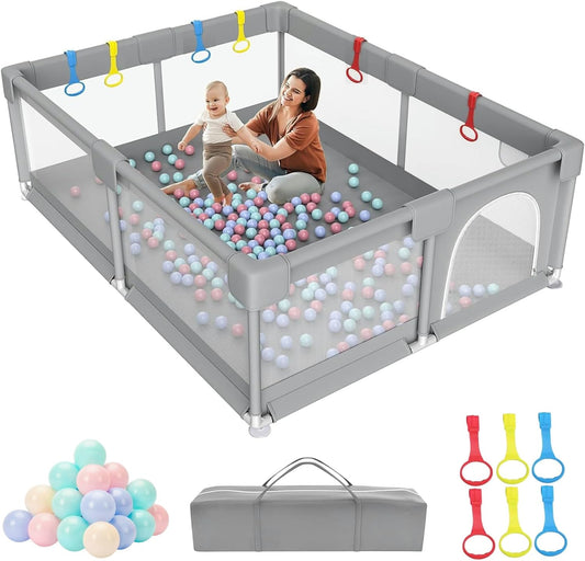 Gdaytao Large Baby Play Pen 200x180cm (6M-3Y)