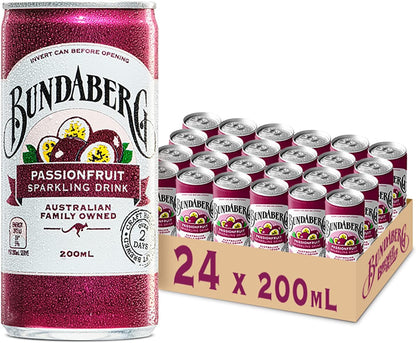 Bundaberg Passionfruit Mini Cans - 24 Pack