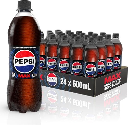 Pepsi Max Soft Drink 24 x 600 ml