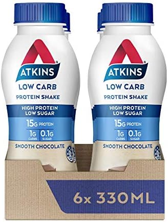 Atkins Chocolate Lo Carb Protein Shake 330 ml (Pack of 6)