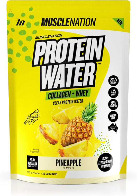 Muscle Nation Pineapple Protein Water 750g (25 Serves)