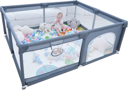 Baby Playpen, 150 x 180 x 68cm Large Playpen for Baby and Toddlers