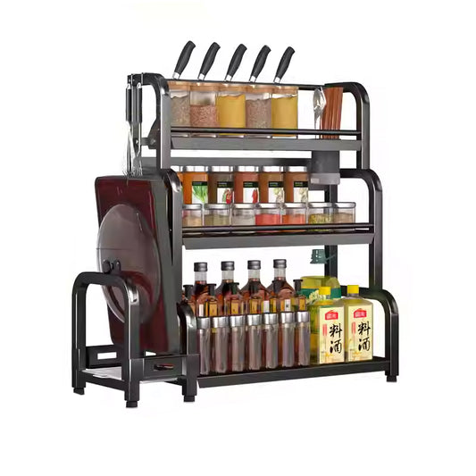 2 / 3 Tier Rack Holder and Organizer for Spice Storage, Bathroom or Countertop Organizer_0