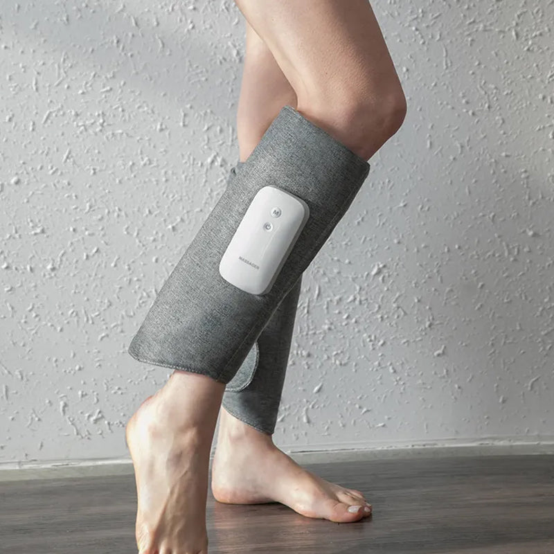Relaxing Leg Calf and Foot Massager Heated Air Compression- USB Powered_12
