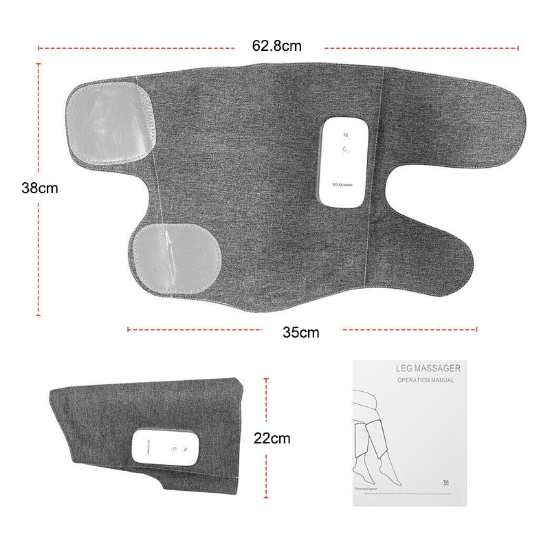 Relaxing Leg Calf and Foot Massager Heated Air Compression- USB Powered_2